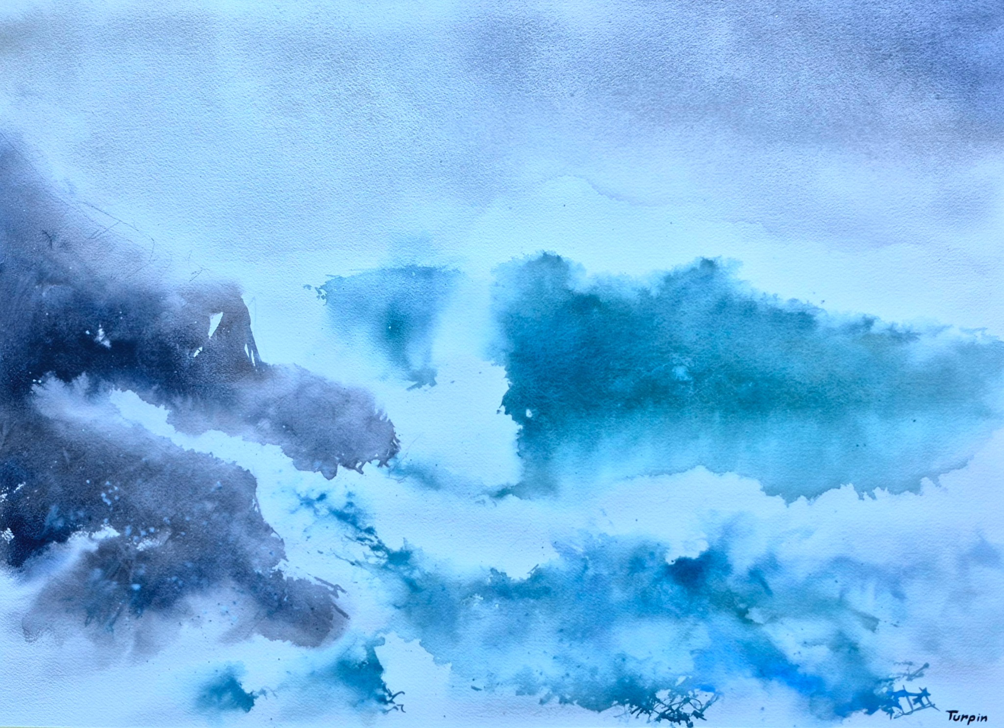 Malen — Original-Aquarell