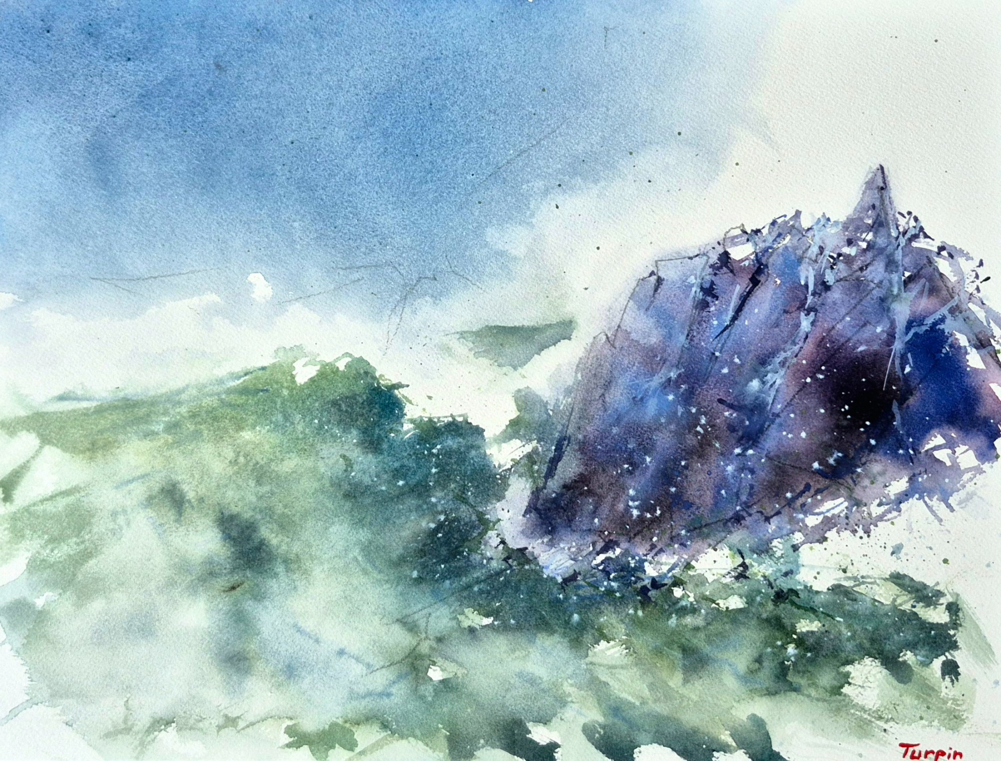 Souffle du littoral — œuvre originale de Bruno Turpin