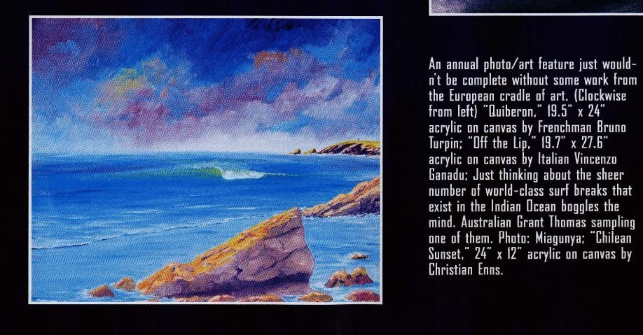 Longboard Magazine — Annual Surf Art issue — original document