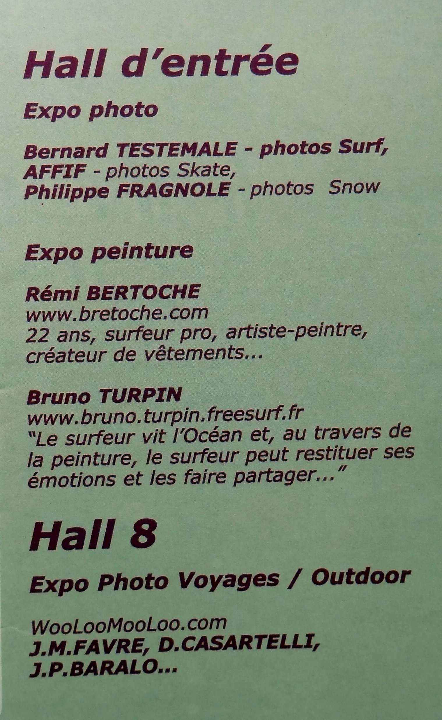 GLISSEXPO 2001 — International board-sports fair — original document